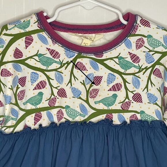 Matilda Jane Blue Bird Long Sleeve Top Size 4 - Picture 3 of 10